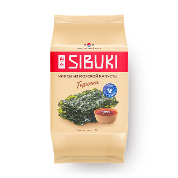 Чипсы из морской капусты Sibuki терияки