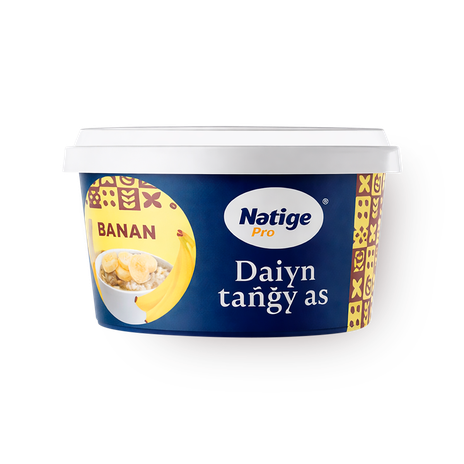 Готовый завтрак с овсянкой Natige банан 2,5%