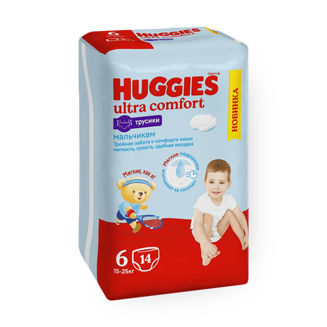 Подгузники-трусики Huggies 6 15-25 кг