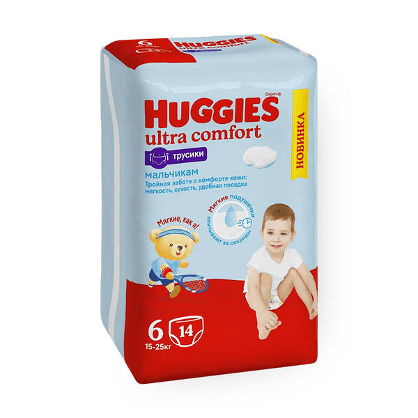 Подгузники-трусики Huggies 6 15-25 кг