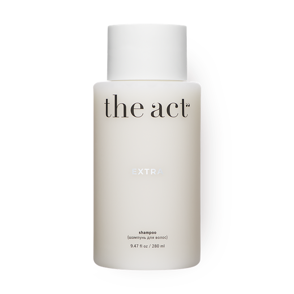 Шампунь The Act Extra питательный c протеинами и экстрактом жёлтой дыни
