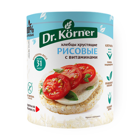 Хлебцы рисовые Dr.Korner