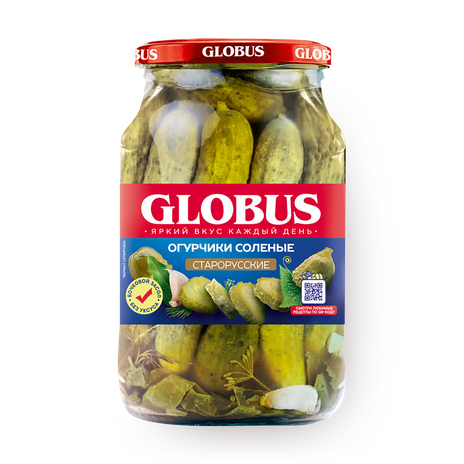 Огурцы солёные Старорусские Globus