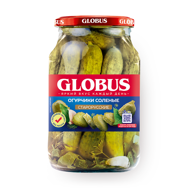 Огурцы солёные Старорусские Globus