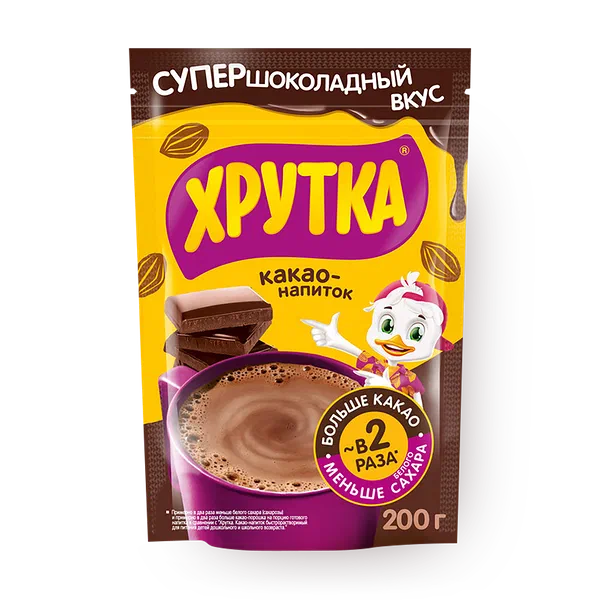 Какао-напиток растворимый «Хрутка» супершоколадный вкус