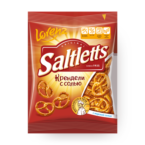 Мини-крендели Классические Saltletts с солью