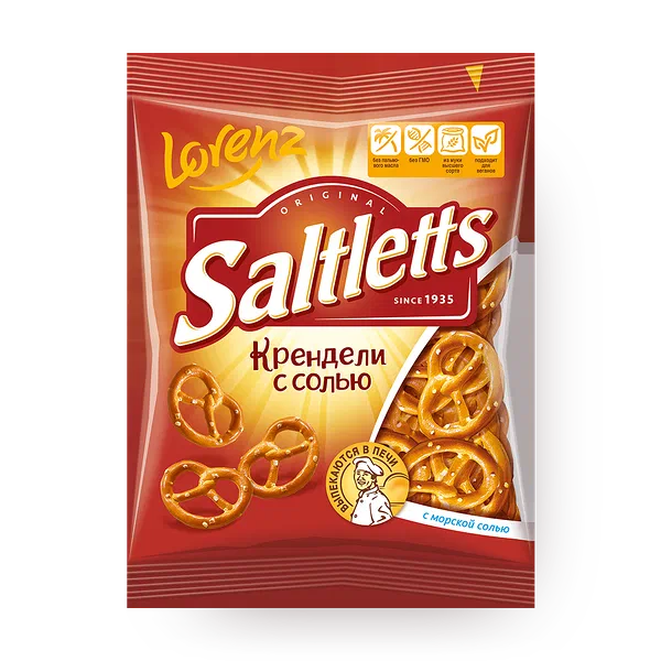 Мини-крендели Классические Saltletts с солью