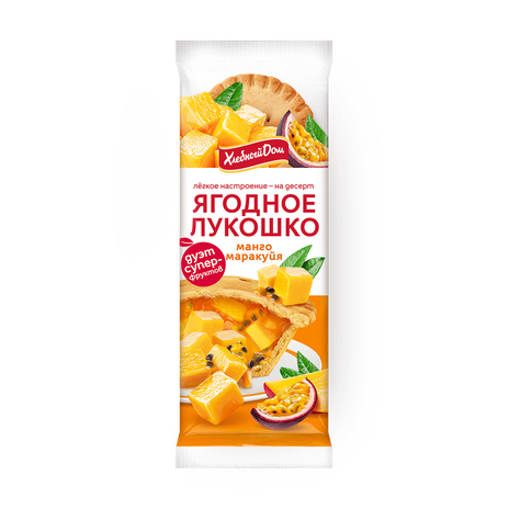 Кекс Ягодное лукошко «Хлебный дом» с начинкой из манго и маракуйи