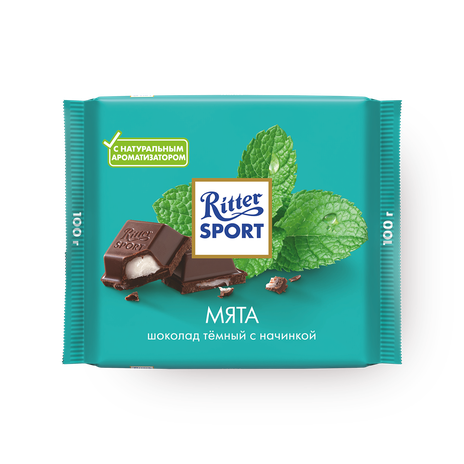 Шоколад тёмный Ritter Sport мята