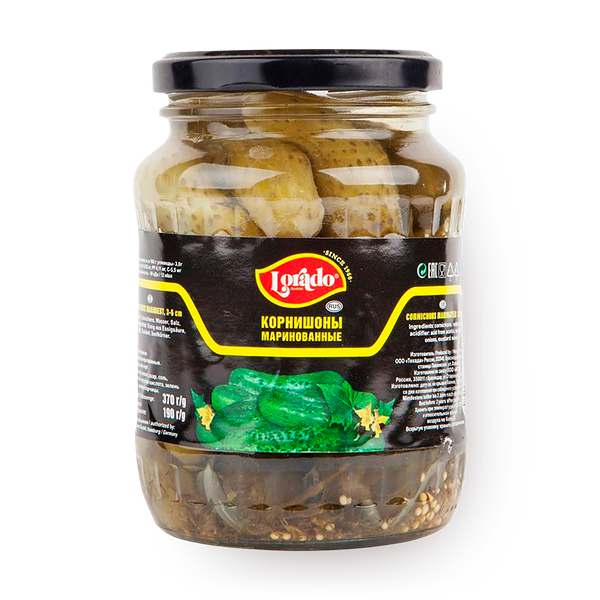 Огурцы корнишоны маринованные Lorado