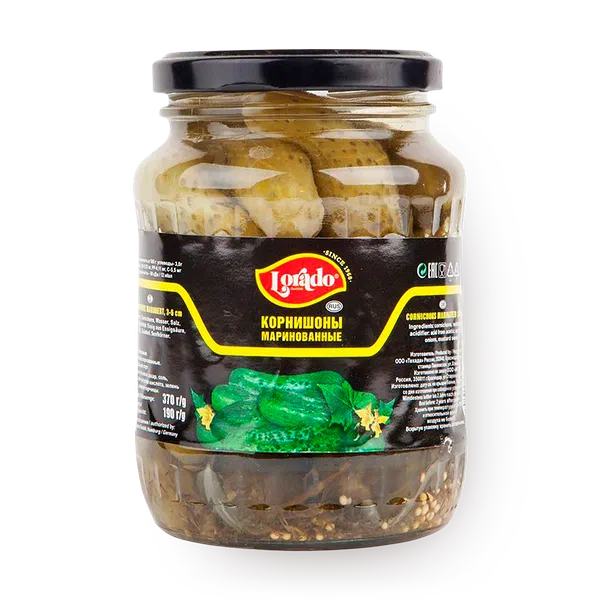 Огурцы корнишоны маринованные Lorado