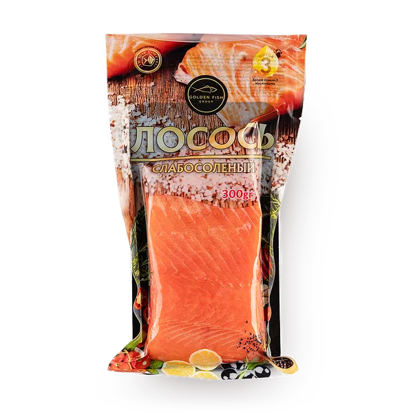 Лосось солёный Golden Fish кусок
