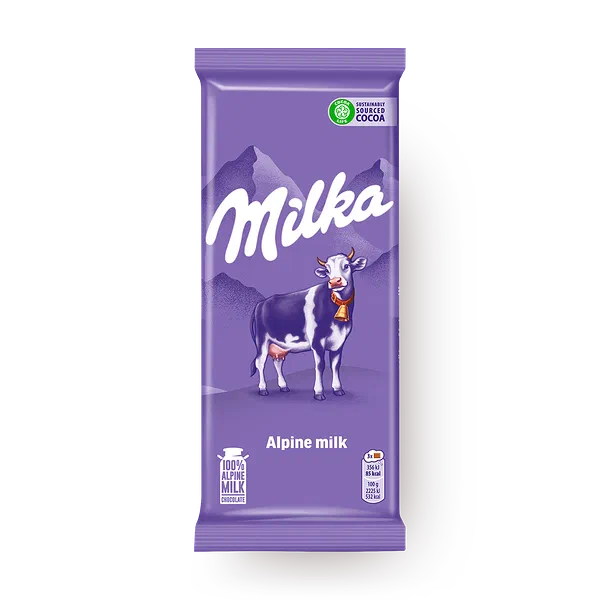 Шоколад молочный Milka