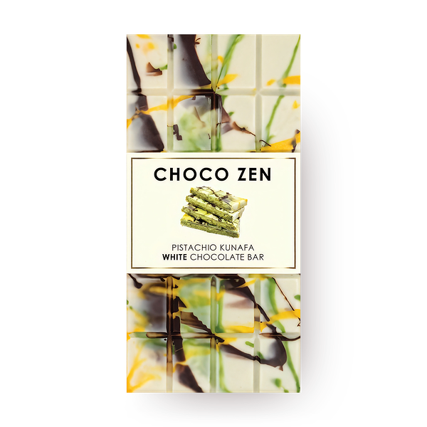 Шоколад белый Дубайский Choco Zen фисташковая начинка