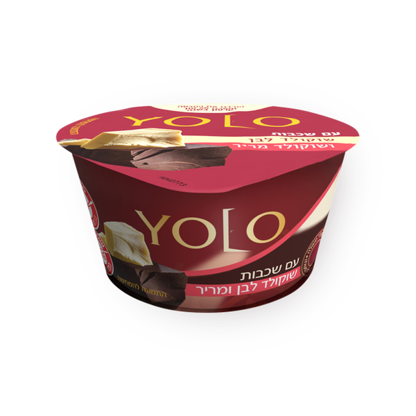 Yolo dark and white chocolate layers pudding 7.8%