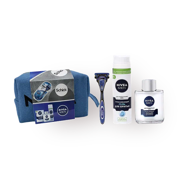 Набор подарочный Schick&Nivea Man 3 в 1