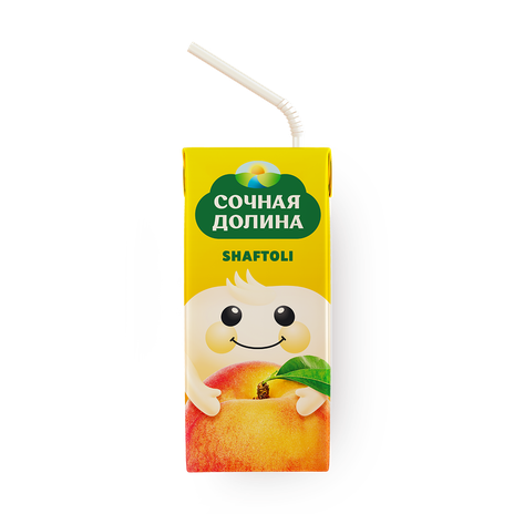 Сок Персиково-яблочный «Сочная долина»