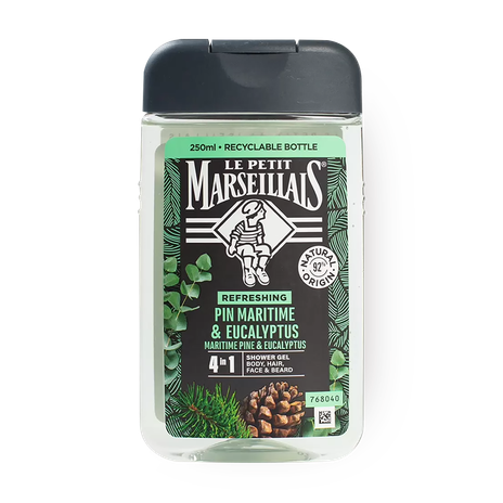 Гель для душа Le Petit Marseillais сосна и эвкалипт