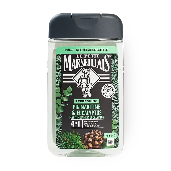 Гель для душа Le Petit Marseillais сосна и эвкалипт