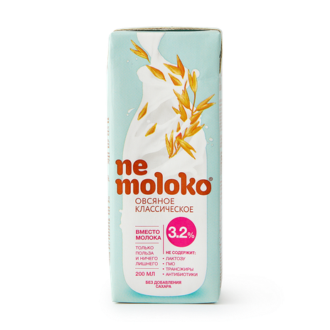 Напиток овсяный Nemoloko классический 3,2%