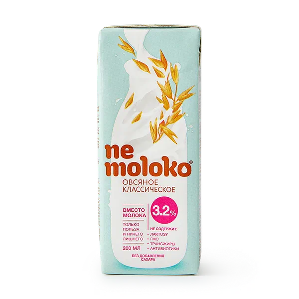 Напиток овсяный Nemoloko классический 3,2%