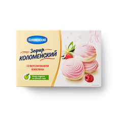 Зефир «Коломенский» со вкусом ванили и малины, 250 г — купить с ...