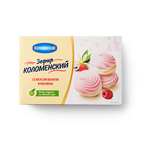 Зефир «Коломенский» со вкусом ванили и малины