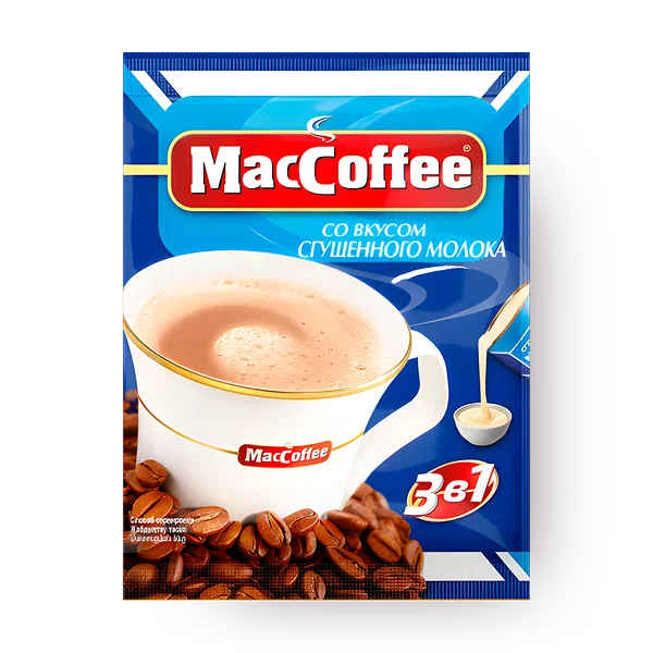 Кофейный напиток растворимый 3в1 MacCoffee со вкусом сгущённого молока