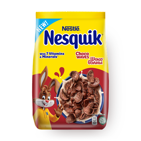 Готовый завтрак шоколадный Choco Waves Nesquik