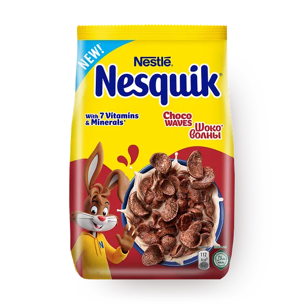 Готовый завтрак шоколадный Choco Waves Nesquik