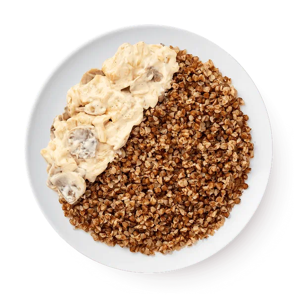 Курица с гречкой в грибном соусе Mfood.kz