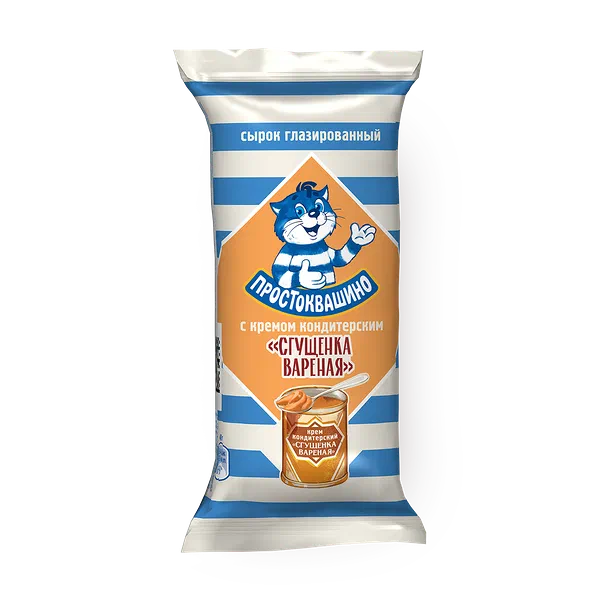 Сырок глазированный «Простоквашино» варёная сгущёнка