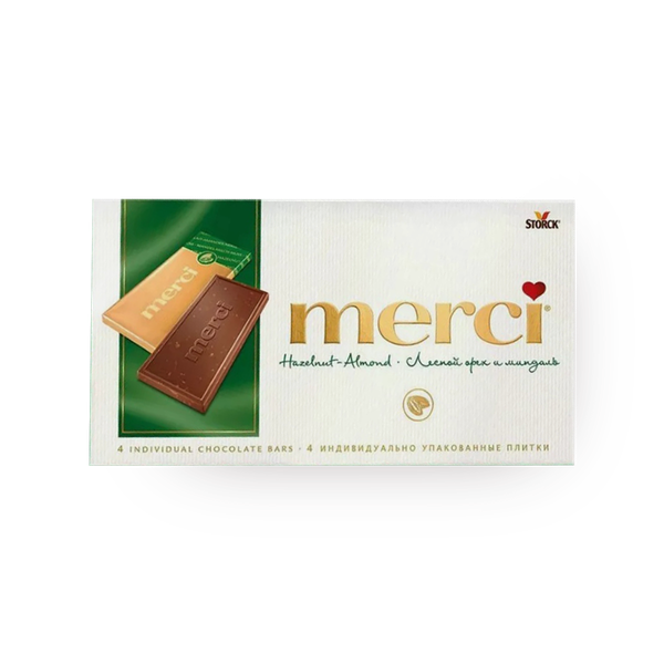 Шоколад Merci Лесной орех и миндаль