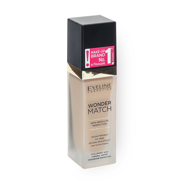 Тональная основа Eveline Wonder Match 35 Beige адаптирующая