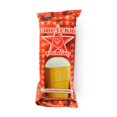 Мороженое пломбир ванильное Советский «Славица» в плоском вафельном ...