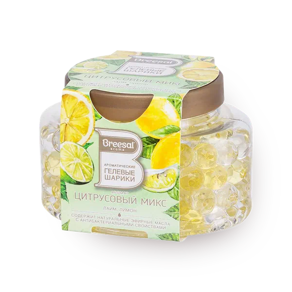 Шарики гелевые Breesal Aroma Цитрусовый микс лайм, лимон ароматические