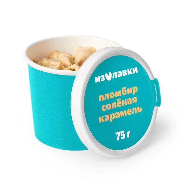 Мороженое пломбир «Из Лавки» cолёная карамель