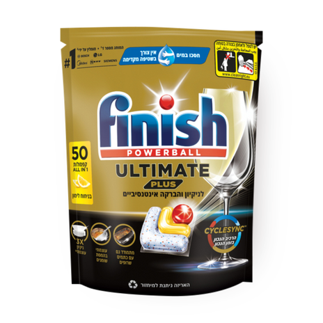 Finish Ultimate Dishwasher capsules Lemon plus