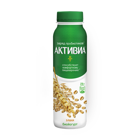Йогурт питьевой Activia злаки