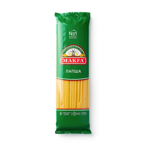 Лапша длинная Makfa