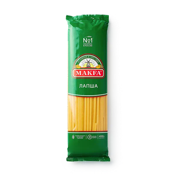 Лапша длинная Makfa