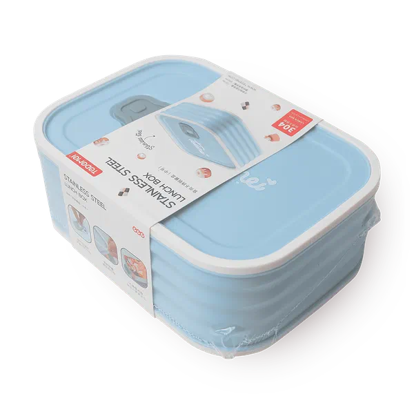 Контейнер пластиковый для еды Tedemei синий 1.5 л