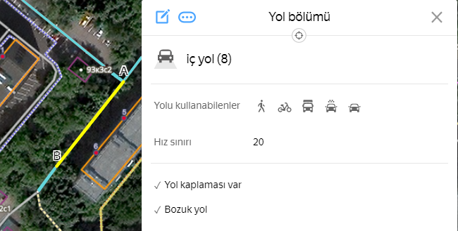 3 3 2 Yol Bolumune Ozellik Ekleme Kurallari Yandex Map Editor Yardim