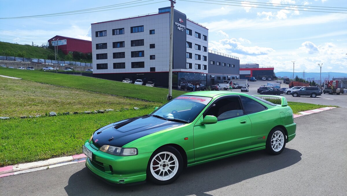 1993 Honda Integra III, зелёный, 500000 рублей