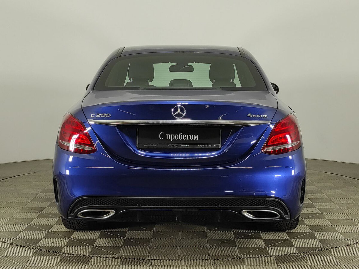 2016 Mercedes-Benz C-Класс 200 IV (W205), синий - вид 6