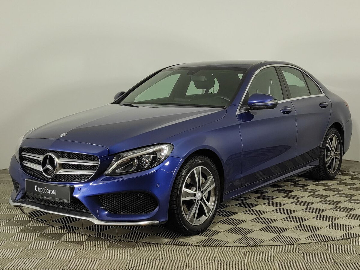 2016 Mercedes-Benz C-Класс 200 IV (W205), синий - вид 1