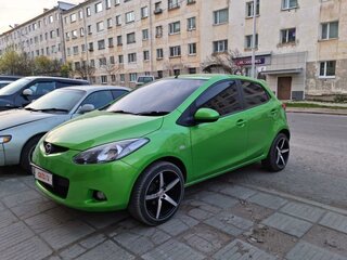 2010 Mazda Demio III (DE), зелёный, 600000 рублей, вид 1