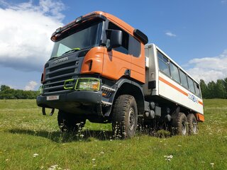 2008 Scania P-series, оранжевый, 7000000 рублей, вид 1