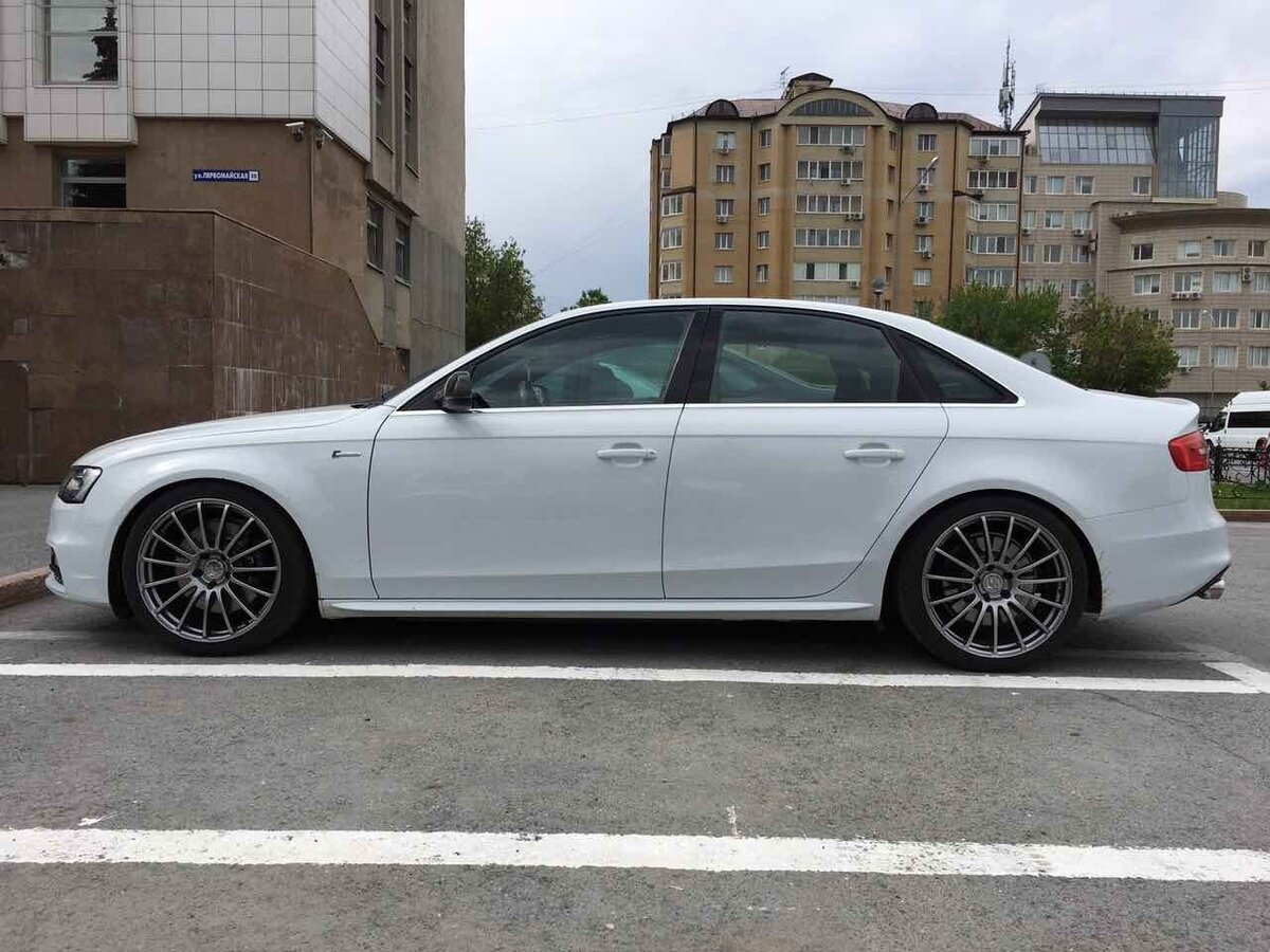 2013 Audi S4 IV (B8) Рестайлинг, белый - вид 3