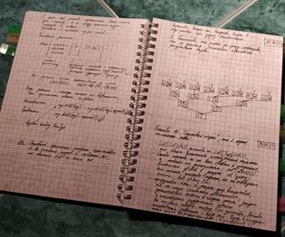 Олдскульный бумажный дневник, чтобы структурировать мысли и накопленный опыт.